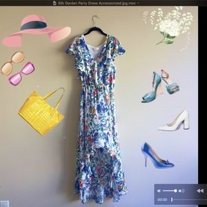 Floral Silk Dress by Parker